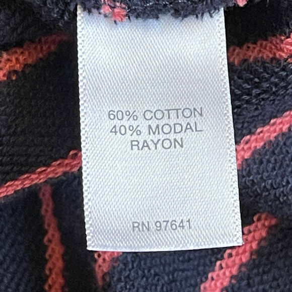 J.Jill Turtleneck Sweater Dress Women Size‎ M Purple Stripe Pockets Stretch - Picture 7 of 12